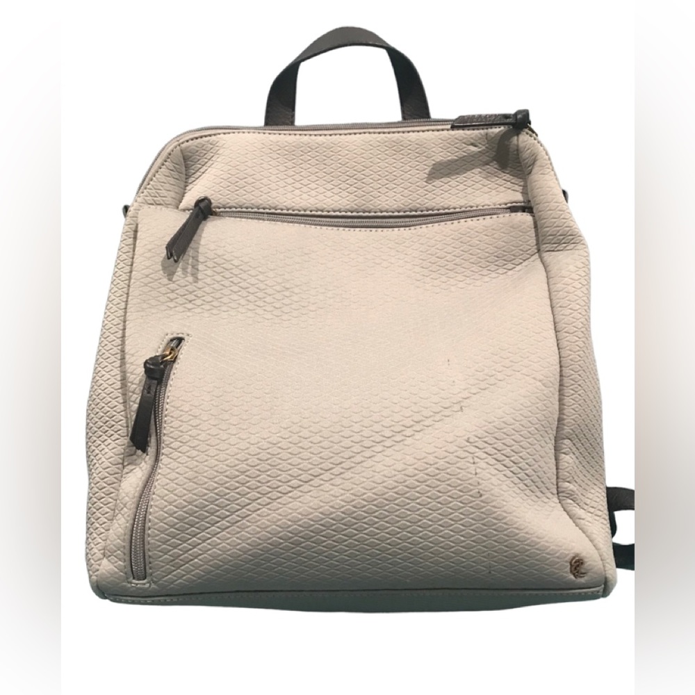 The Sak Elliott Lucca Olvera Printed Backpack   Grey color